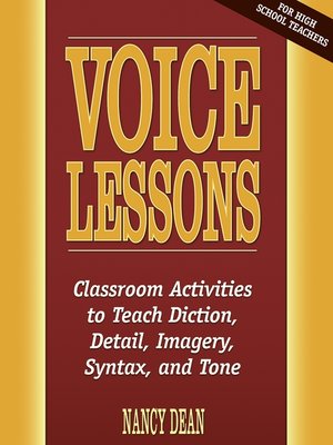 cover image of Voice Lessons